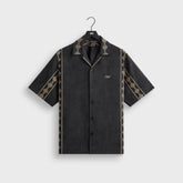 Kith Cupro Linen Thompson Camp Collar Shirt - Black
