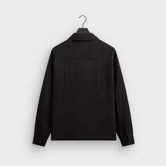 &Kin Textured Viscose Ace Buttondown - Black