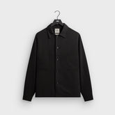 &Kin Textured Viscose Ace Buttondown - Black