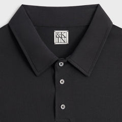 &Kin Soft Modal Blend Heathrow Polo - Black