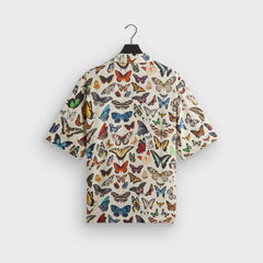 &Kin Butterfly Archive Thompson Camp Collar Shirt - Sandrift