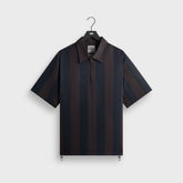 &Kin Montis Quarter Zip Faille Shirt - Cosmos