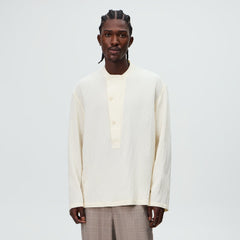 &Kin Wrinkle Cupro Leven Shirt - Sandrift