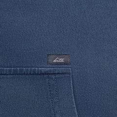 Kith Indigo Micro Fleece Williams III Hoodie - Dark Indigo