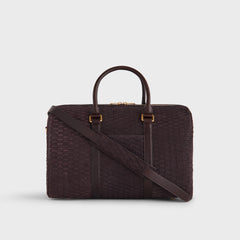 Kith Monogram Suede Traveler K40 Bag - Incognito