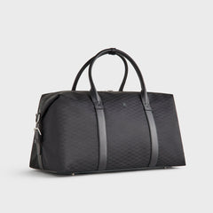 Kith Monogram Nylon Leather Duffle Bag - Black