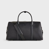Kith Monogram Nylon Leather Duffle Bag - Black