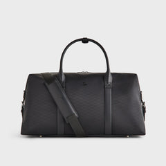 Kith Monogram Nylon Leather Duffle Bag - Black