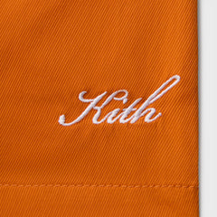Kith Garment Washed Nylon Active Swim Short - Clementine