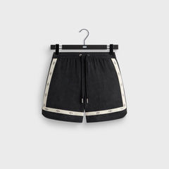 &Kin Cupro Linen Dylan Short - Black