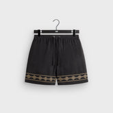 Kith Cupro Linen Cedar Short - Black