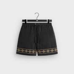 Kith Cupro Linen Cedar Short - Black