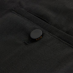 &Kin Textured Viscose Conley Cargo Short - Black