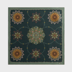 Kith Floral Printed Palm Silk Scarf - Stadium
