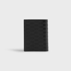Kith Monogram Leather Bi-Fold Wallet - Black