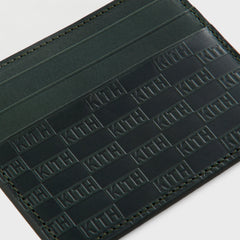 Kith Monogram Leather Card Holder - Equestrian