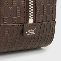Kith Monogram Leather Dopp Kit - Incognito