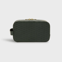 Kith Monogram Leather Dopp Kit - Equestrian