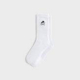 Kith Rose Script Cotton Crew Socks - White