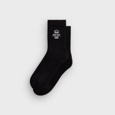 Kith Insignia Cotton Mid Crew Socks - Black