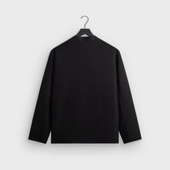 &Kin Long Sleeve Linen Viscose Twill Mathis Shirt - Black