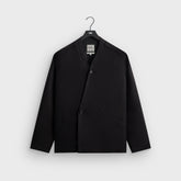 &Kin Long Sleeve Linen Viscose Twill Mathis Shirt - Black