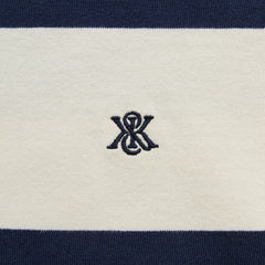 Kith Stripe Alex II Boxy Tee - Sandrift