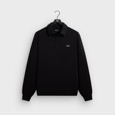 Kith Micro Waffle Nelson Rugby Pullover - Black