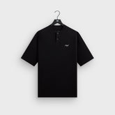 Kith Micro Waffle Tristan Henley - Black