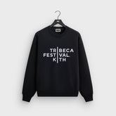 Kith for Tribeca Festival Logo Lockup Nelson Crewneck - Black