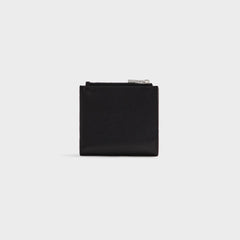 Kith Saffiano Leather Snap Wallet - Black