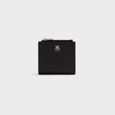 Kith Saffiano Leather Snap Wallet - Black
