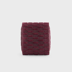 Kith Monogram Suede Leather Single Watch Roll - Magma