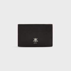 Kith Tumbled Leather Card Holder - Black