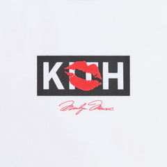 Kith Women for Marilyn Monroe Kiss Mulberry Vintage Tee - White