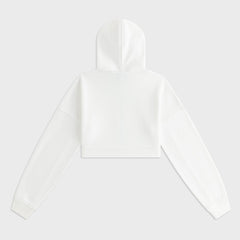 Kith Women Hendler Cropped Hoodie - White