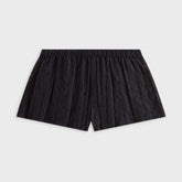 Kith Women Sashi Sheer Pleated Short - Black