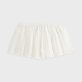 Kith Women Sashi Sheer Pleated Short - White
