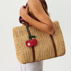 Kith Women Monogram Leather Cherry Bag Charm - Dalle