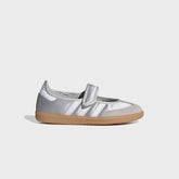 adidas GS Samba Jane - Silver Metallic / Cloud White / Gum