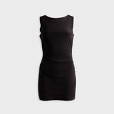 Norma Kamali Sleeveless Pickleball Mini Dress - Black