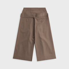 KNWLS Jett Cropped Culotte Trousers - Taupe