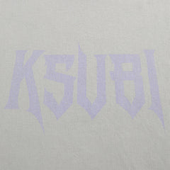 Ksubi Blasted Ekcess Short Sleeve Tee - Smoke Grey