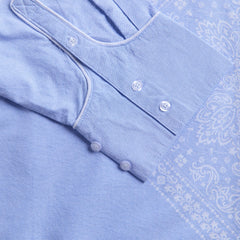 Ksubi Astra Long Sleeve Shirt - Bandana Blue