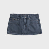 Ksubi Micro Mini Skirt - Exposed Mirage Blue