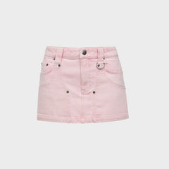 Ksubi Low Rider Mini Carpenter Quartz Skirt - Dust Pink