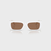 KHAITE x Oliver Peoples 1995C Sunglasses - White / Brown