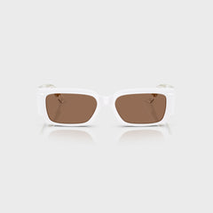 KHAITE x Oliver Peoples 1995C Sunglasses - White / Brown