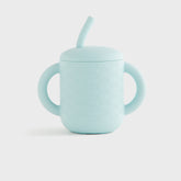 Kith Kids for Mushie Silicone Training Cup & Straw - Helium