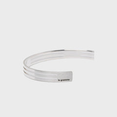 Le Gramme Grammes Punched Bracelet - Silver